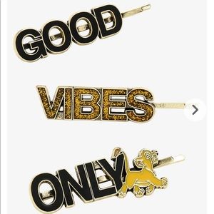 Disney The Lion King Good Vibes Only Hair Clip Set